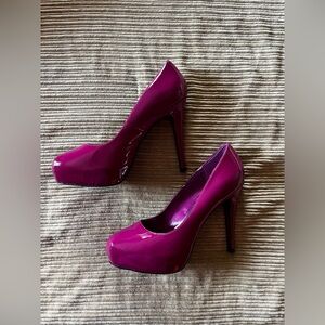 Steve Madden Fuschia Pink Pumps Size: 10